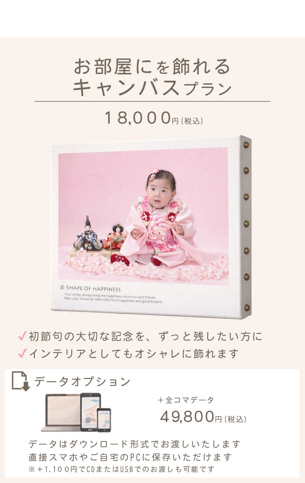 初節句 キャンバスプラン